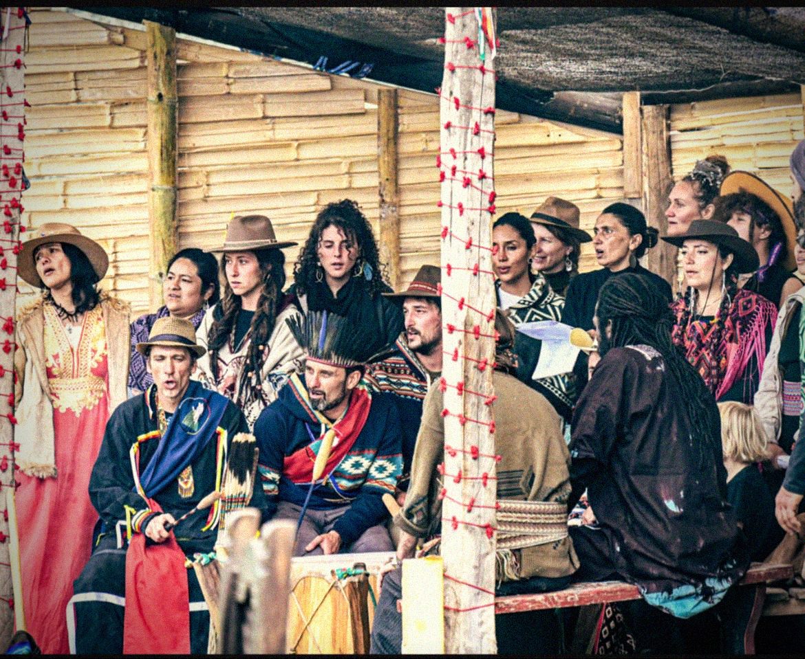 Ceremonial singing gathering