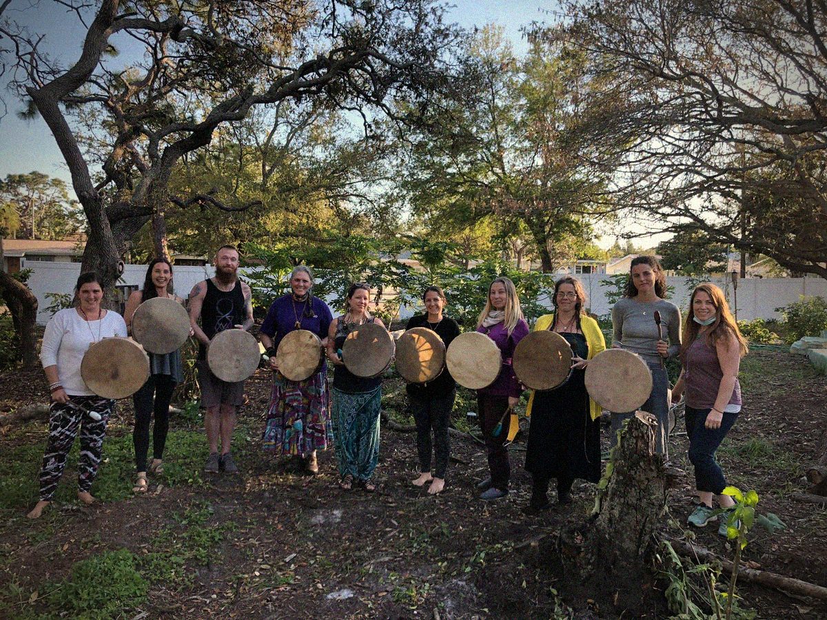 Drum circle with community