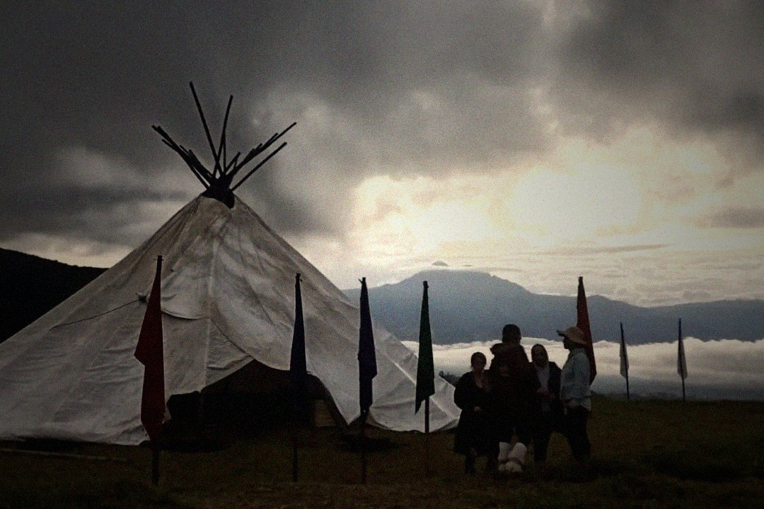 Tipi ceremony structure