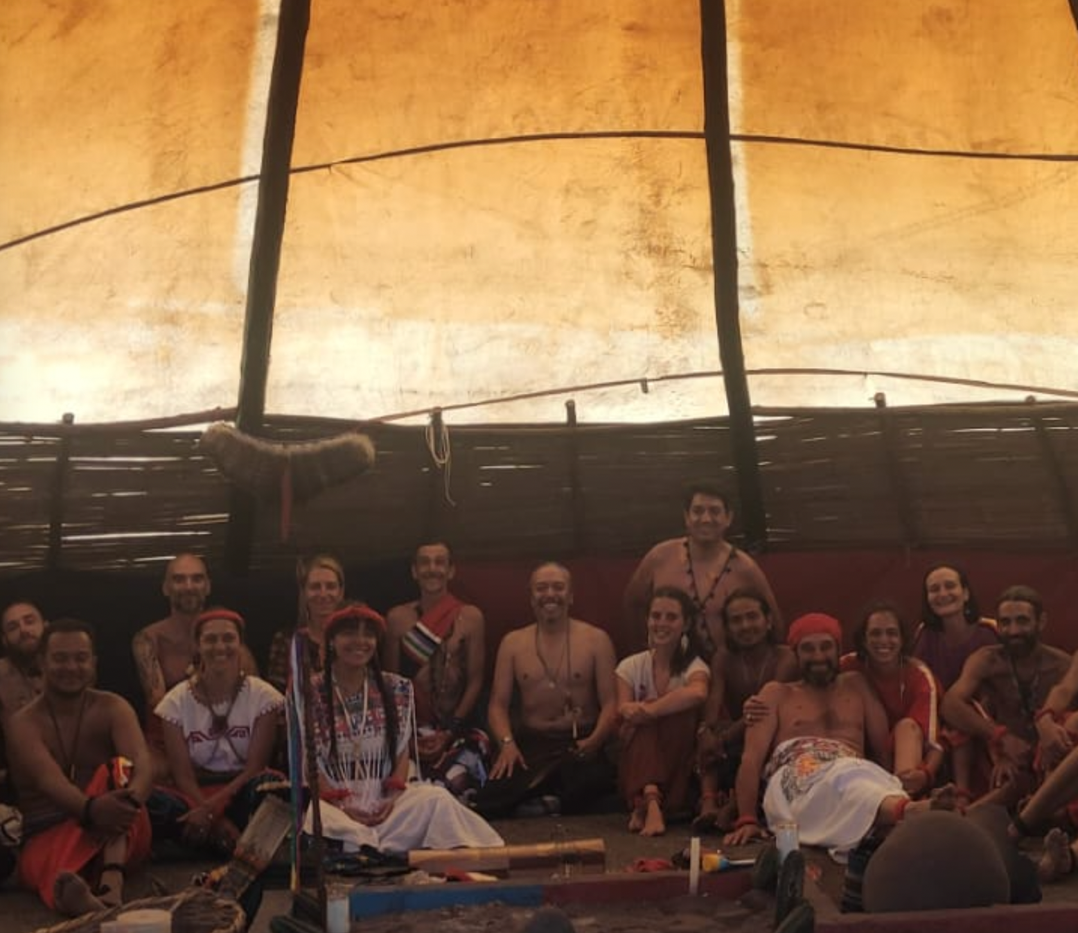 Taita Santiago ceremony gathering